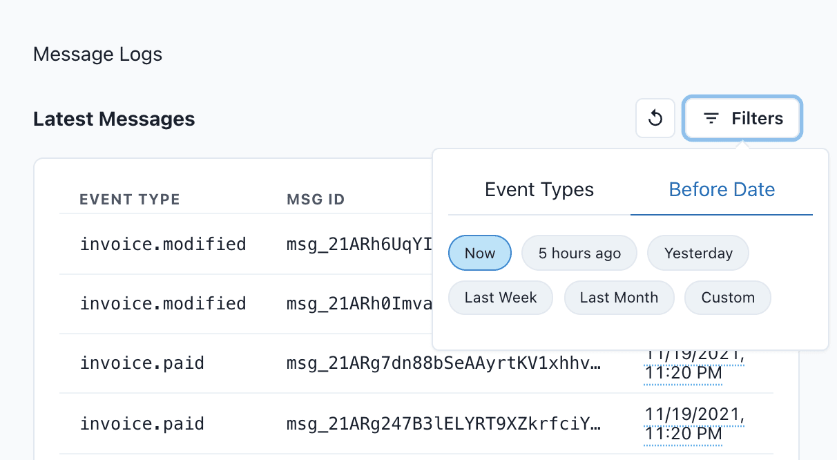 date filter